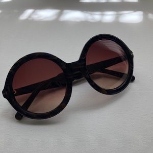 FOR ALL MANKIND ROUND SUNGLASSES *oversized